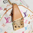 LOUIS VUITTON Monogram Multicolor Keepall 45 Bag White M92641 LV Auth 126487V-22