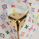 LOUIS VUITTON Monogram Multicolor Keepall 45 Bag White M92641 LV Auth 126488V-15
