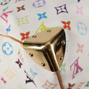 LOUIS VUITTON Monogram Multicolor Keepall 45 Bag White M92641 LV Auth 126488V-16