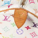 LOUIS VUITTON Monogram Multicolor Keepall 45 Bag White M92641 LV Auth 126488V-18