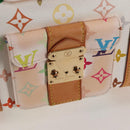 LOUIS VUITTON Monogram Multicolor Keepall 45 Bag White M92641 LV Auth 126488V-21