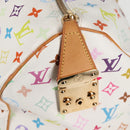 LOUIS VUITTON Monogram Multicolor Keepall 45 Bag White M92641 LV Auth 126488V-22