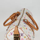 LOUIS VUITTON Monogram Multicolor Keepall 45 Bag White M92641 LV Auth 126488V-6