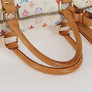 LOUIS VUITTON Monogram Multicolor Keepall 45 Bag White M92641 LV Auth 126488V-7