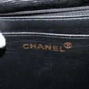 CHANEL Big Matelasse Chain Shoulder Bag Patent leather Black Gold CC Auth 126493-16