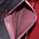 CHANEL Matelasse Shoulder Bag Lamb Skin Black Gold CC Auth 126497V-27