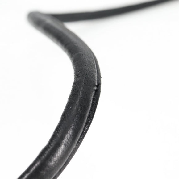 CHANEL Matelasse Shoulder Bag Lamb Skin Black Gold CC Auth 126497V