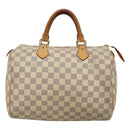 LOUIS VUITTON Damier Azur Speedy 30 Hand Bag N41533 LV Auth 126500-13