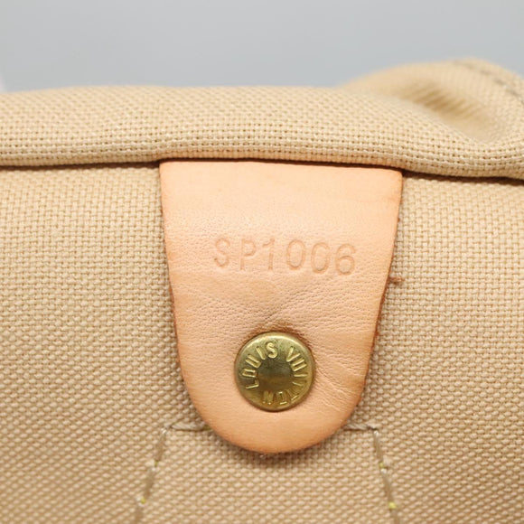 LOUIS VUITTON Damier Azur Speedy 30 Hand Bag N41533 LV Auth 126500