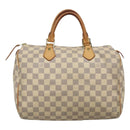 LOUIS VUITTON Damier Azur Speedy 30 Hand Bag N41533 LV Auth 126500-2