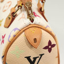 LOUIS VUITTON Monogram Multicolor Mini Speedy Bag White M92645 LV Auth 126502V-19