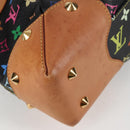 LOUIS VUITTON Monogram Multicolor Judy MM Bag 2Way Black M40256 LV Auth 126505V-14