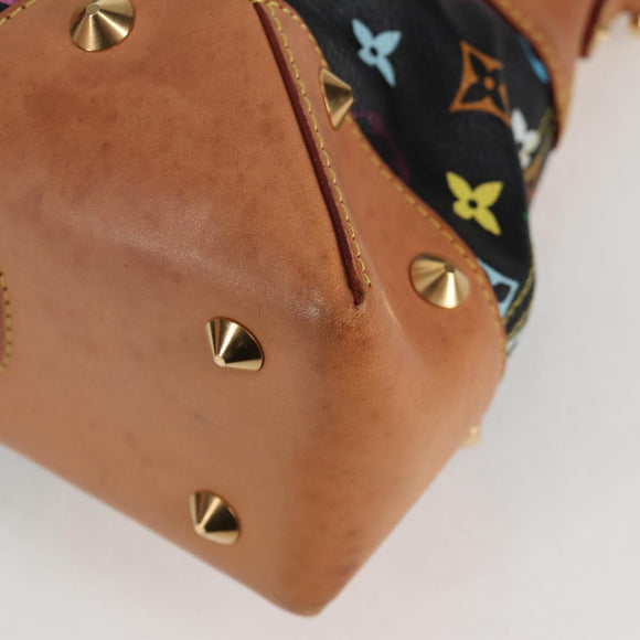 LOUIS VUITTON Monogram Multicolor Judy MM Bag 2Way Black M40256 LV Auth 126505V