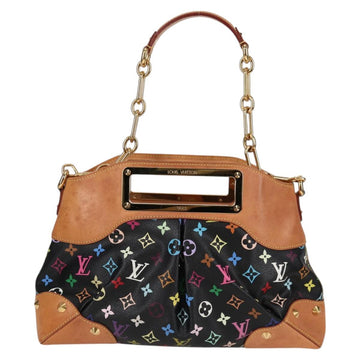 LOUIS VUITTON Monogram Multicolor Judy MM Bag 2Way Black M40256 LV Auth 126505V - 0