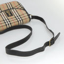 Burberrys Nova Check Shoulder Bag Canvas Beige Gold Auth 126517-7