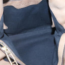 BURBERRY Nova Check Shoulder Bag Canvas Beige Gold Auth 126524-11