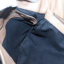 BURBERRY Nova Check Shoulder Bag Canvas Beige Gold Auth 126524-18