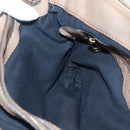 BURBERRY Nova Check Shoulder Bag Canvas Beige Gold Auth 126524-19