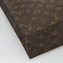 LOUIS VUITTON Monogram Sac Plat Hand Bag M51140 LV Auth 126531-11