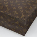 LOUIS VUITTON Monogram Sac Plat Hand Bag M51140 LV Auth 126531-15