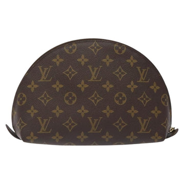 LOUIS VUITTON Monogram Trousse Demi Ronde Cosmetic Pouch M47520 LV Auth 126544 - 0