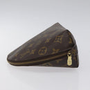 LOUIS VUITTON Monogram Trousse Demi Ronde Cosmetic Pouch M47520 LV Auth 126544-4