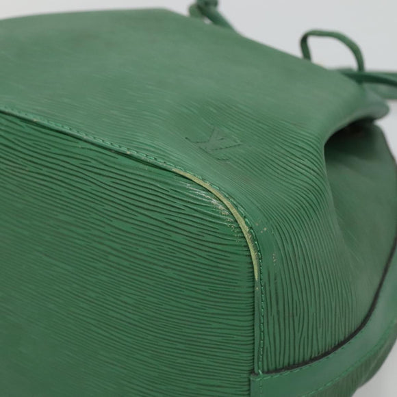 LOUIS VUITTON Epi Petit Noe Shoulder Bag Green M44104 LV Auth 126549