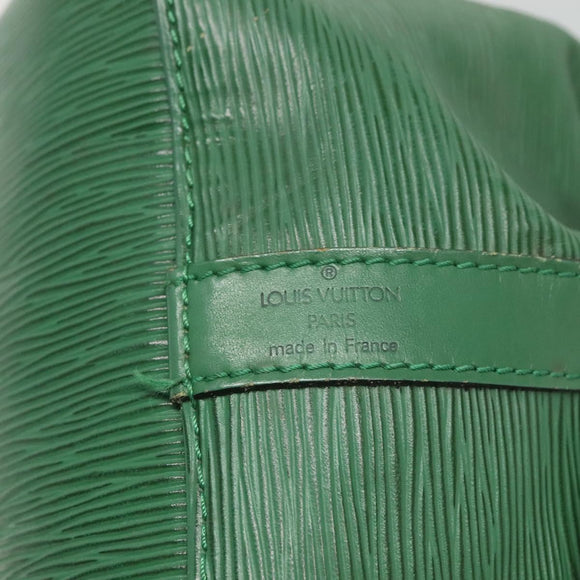 LOUIS VUITTON Epi Petit Noe Shoulder Bag Green M44104 LV Auth 126549