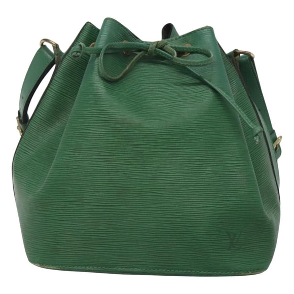 LOUIS VUITTON Epi Petit Noe Shoulder Bag Green M44104 LV Auth 126549