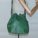 LOUIS VUITTON Epi Petit Noe Shoulder Bag Green M44104 LV Auth 126549-21