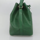 LOUIS VUITTON Epi Petit Noe Shoulder Bag Green M44104 LV Auth 126549-3
