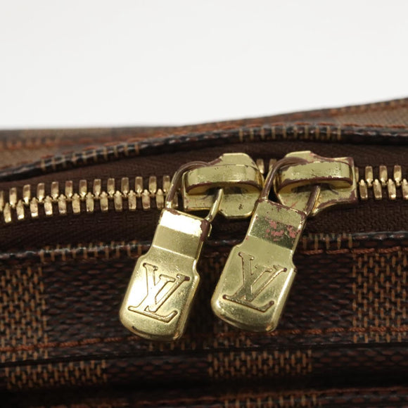LOUIS VUITTON Damier Ebene Geronimos Shoulder Bag N51994 LV Auth 126551