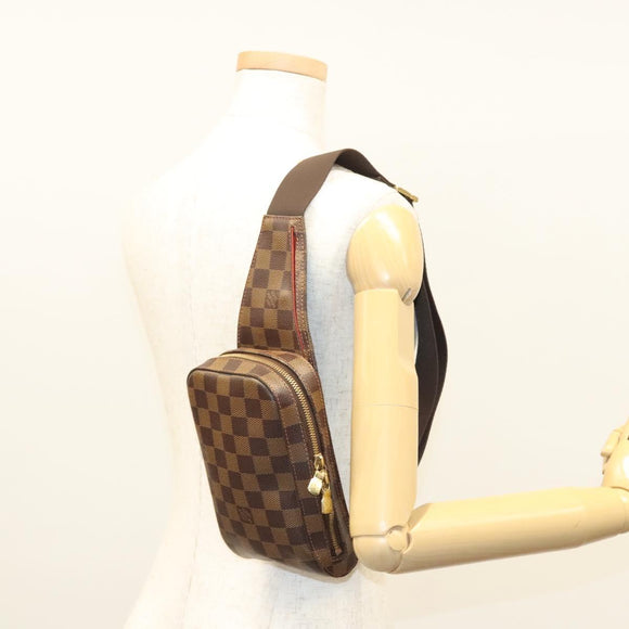 LOUIS VUITTON Damier Ebene Geronimos Shoulder Bag N51994 LV Auth 126551