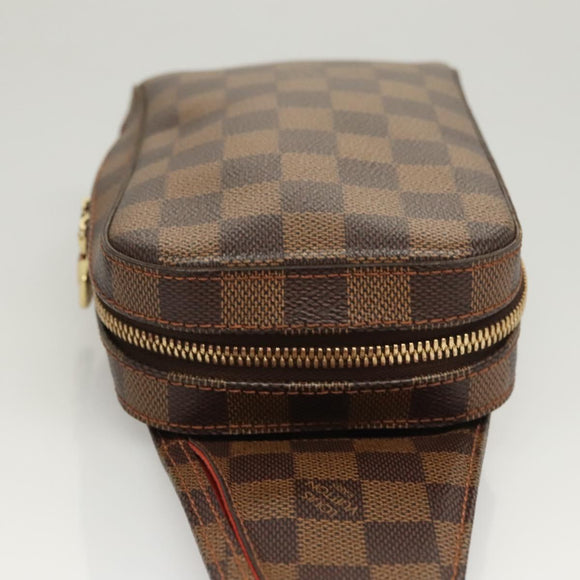 LOUIS VUITTON Damier Ebene Geronimos Shoulder Bag N51994 LV Auth 126551