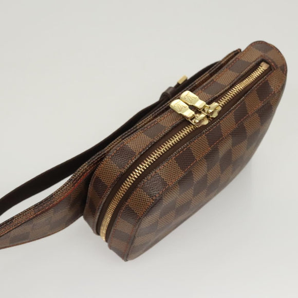 LOUIS VUITTON Damier Ebene Geronimos Shoulder Bag N51994 LV Auth 126551