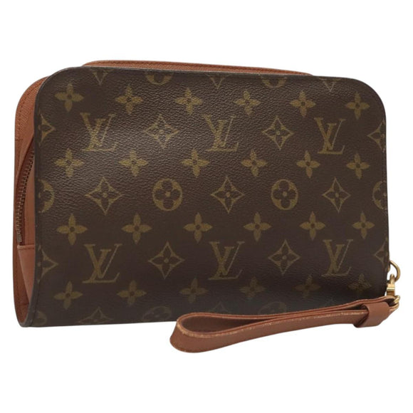 LOUIS VUITTON Monogram Orsay Clutch Bag M51790 LV Auth 126553