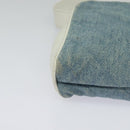 CHANEL Matelasse Waist Bag Denim Blue Gold CC Auth 126559-8