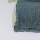 CHANEL Matelasse Waist Bag Denim Blue Gold CC Auth 126559-16