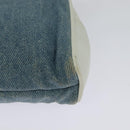 CHANEL Matelasse Waist Bag Denim Blue Gold CC Auth 126559-17