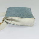 CHANEL Matelasse Waist Bag Denim Blue Gold CC Auth 126559-3