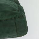 PRADA Shoulder Bag Nylon Plastic Green Silver Auth 126560-13