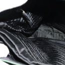 PRADA Shoulder Bag Nylon Plastic Green Silver Auth 126560-18