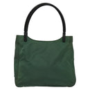 PRADA Shoulder Bag Nylon Plastic Green Silver Auth 126560-2