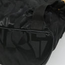 Salvatore Ferragamo Backpack Nylon Black Gold Auth 126564-16