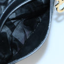 Salvatore Ferragamo Backpack Nylon Black Gold Auth 126564-22