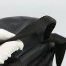 Salvatore Ferragamo Backpack Nylon Black Gold Auth 126564-7