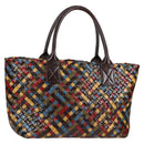 BOTTEGA VENETA INTRECCIATO Tote Bag Leather Brown Auth 126566V-1