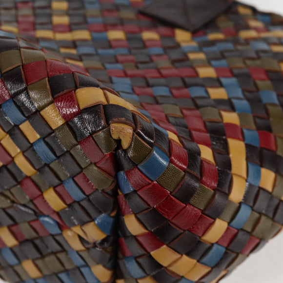 BOTTEGA VENETA INTRECCIATO Tote Bag Leather Brown Auth 126566V