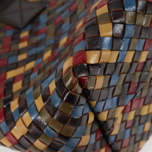 BOTTEGA VENETA INTRECCIATO Tote Bag Leather Brown Auth 126566V