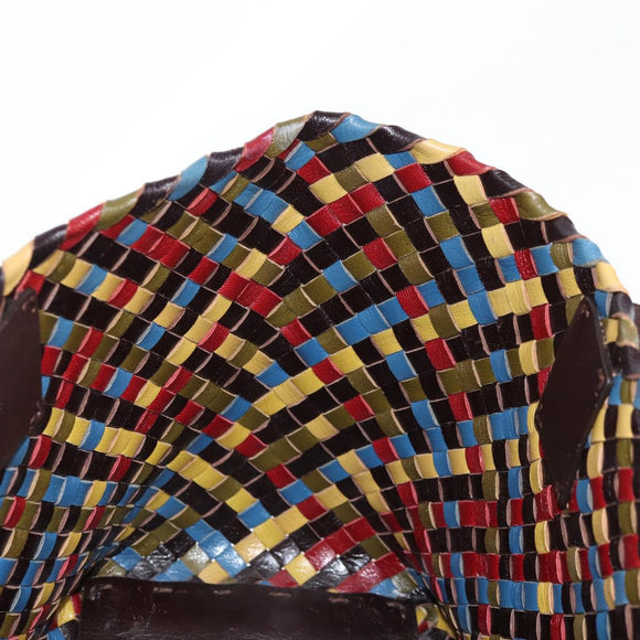 BOTTEGA VENETA INTRECCIATO Tote Bag Leather Brown Auth 126566V